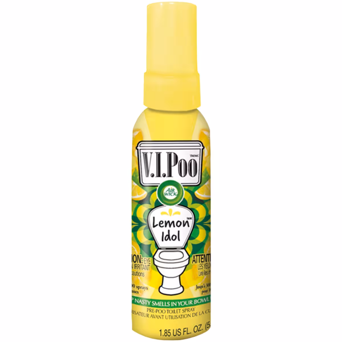 Vaporisateur parfumé pour cuvette VIPOO, Lemon Idol, Vaporisateur avant utilisation de la cuvette