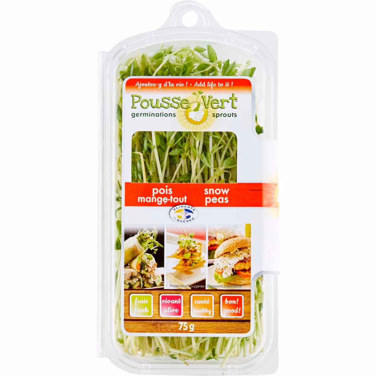 Pousses de pois mange-tout