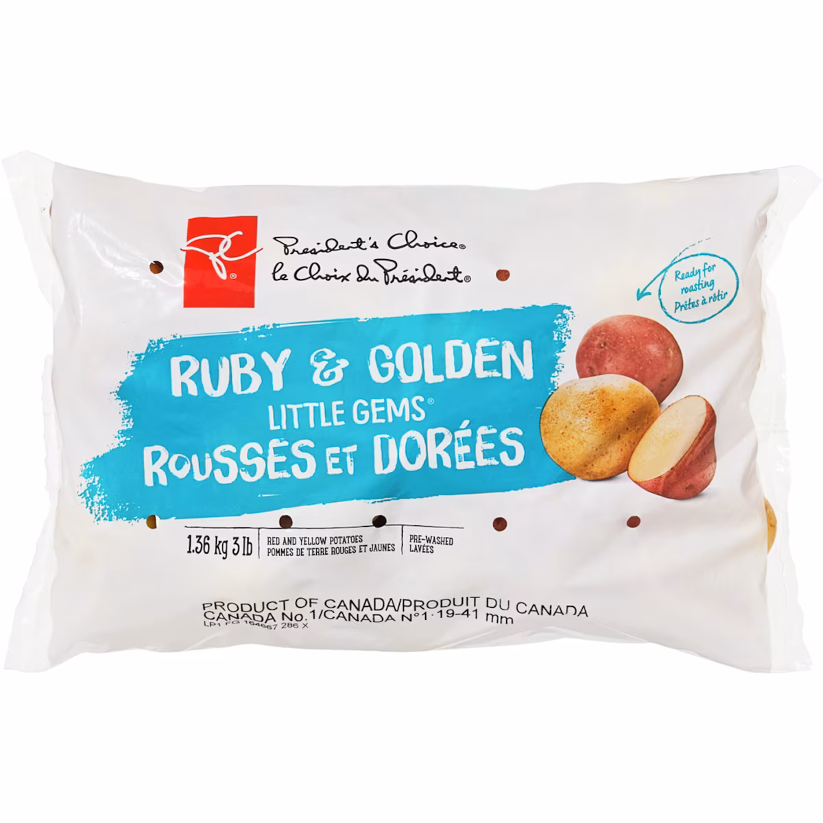 Pommes de terre Little gems rousses et dorées