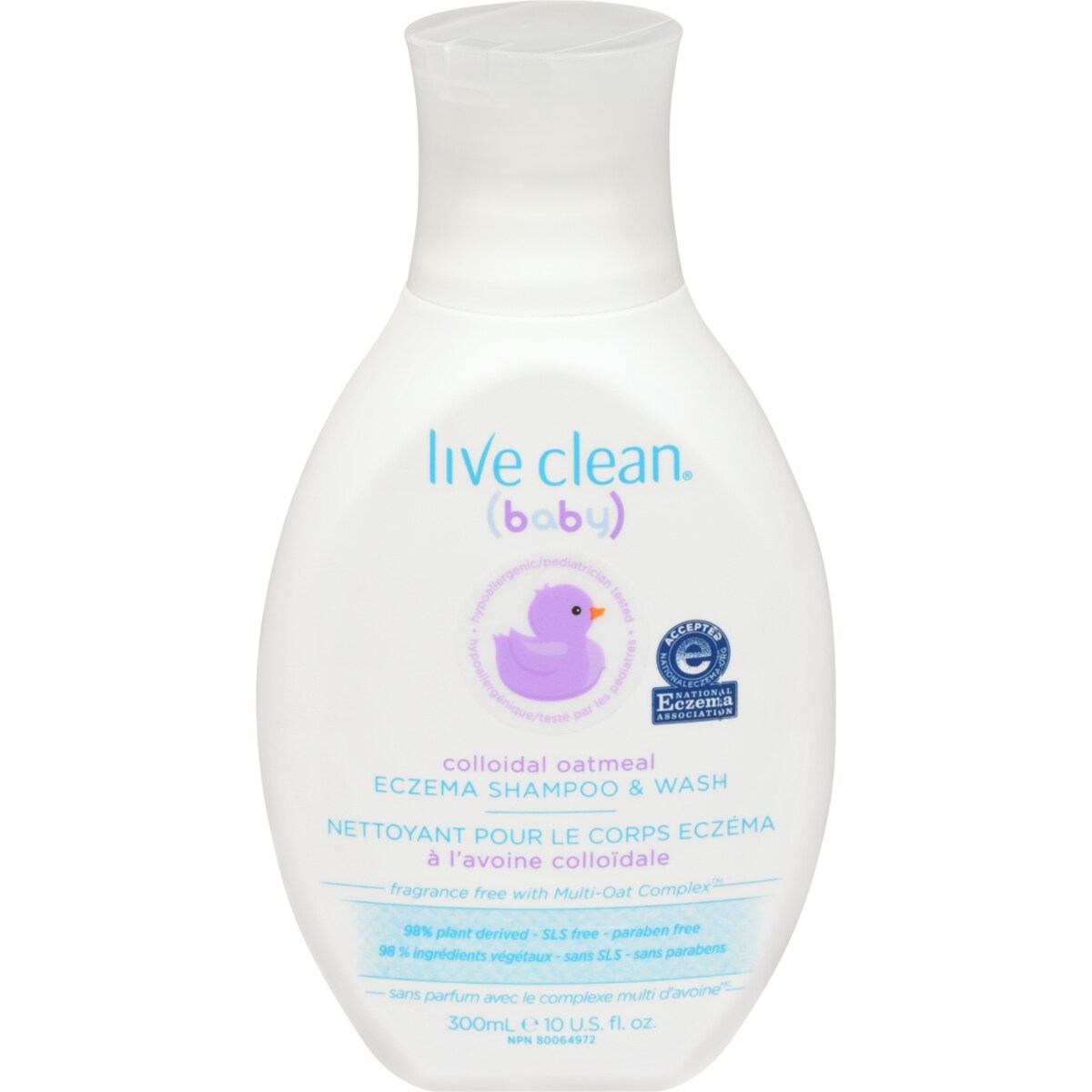 Nettoyant pour le corps eczéma à l'avoine colloïdale