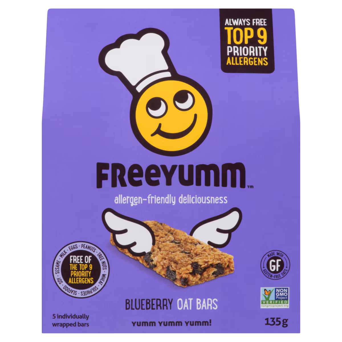 Blueberry Oat Bars