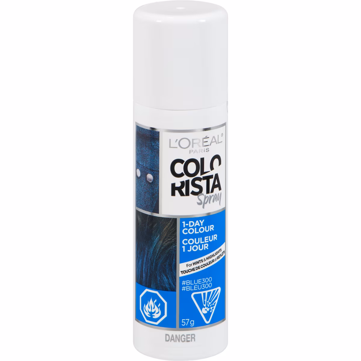 Colorant Colorista Spray, couleur 1jour, bleu