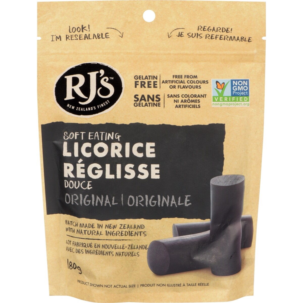 RJ's Licorice Réglisse Tendre Originale