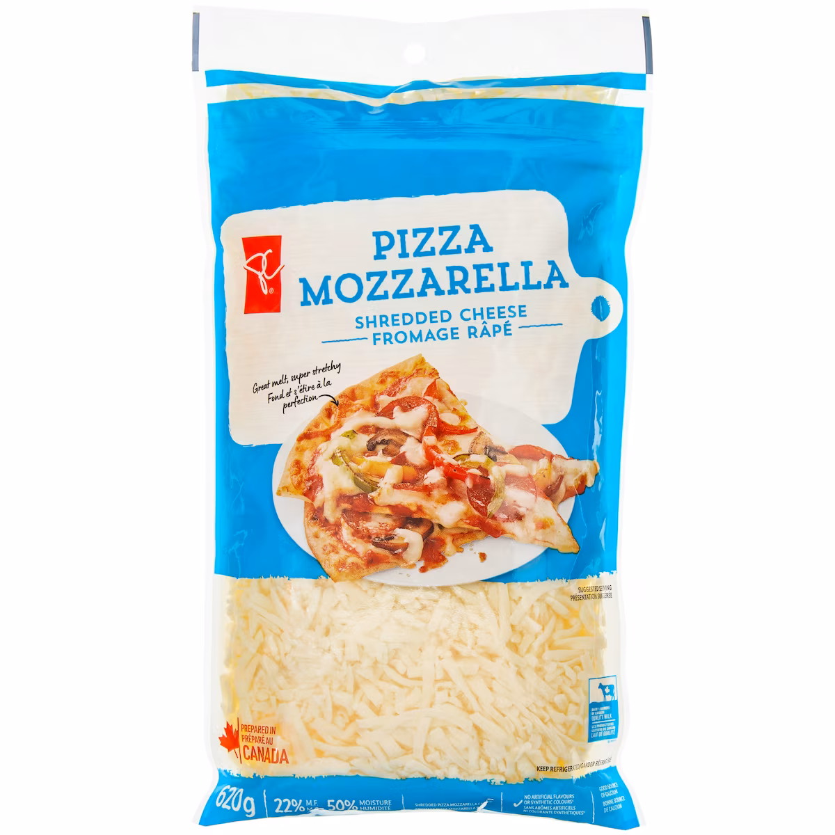 Fromage pizza mozzarella râpé