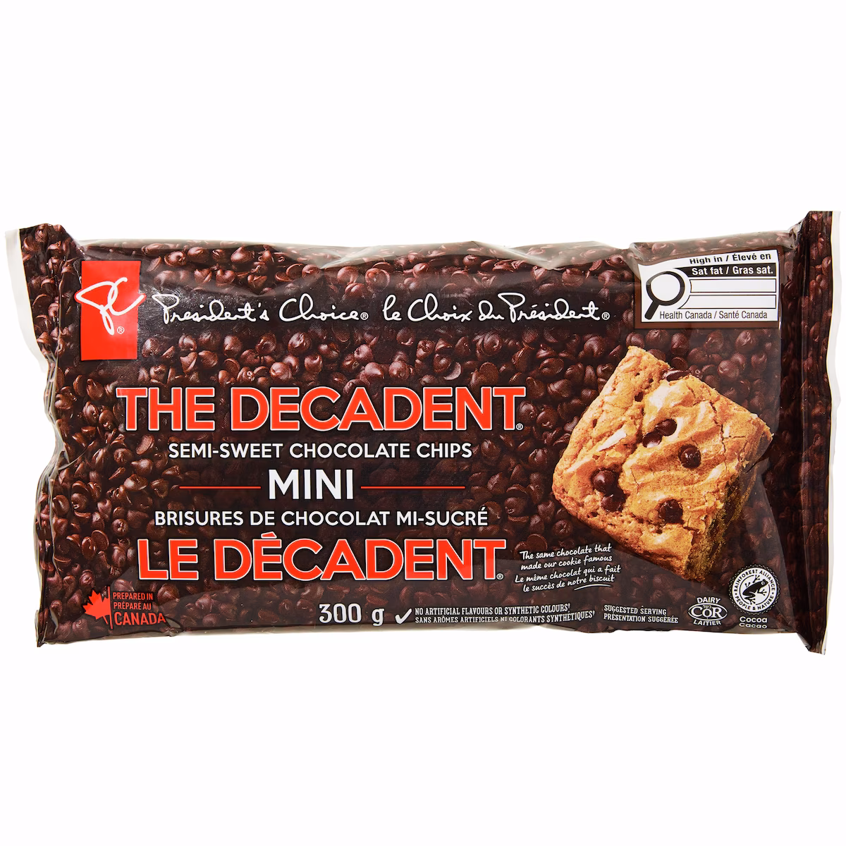 Mini brisures de chocolat mi-sucré Le Décadent