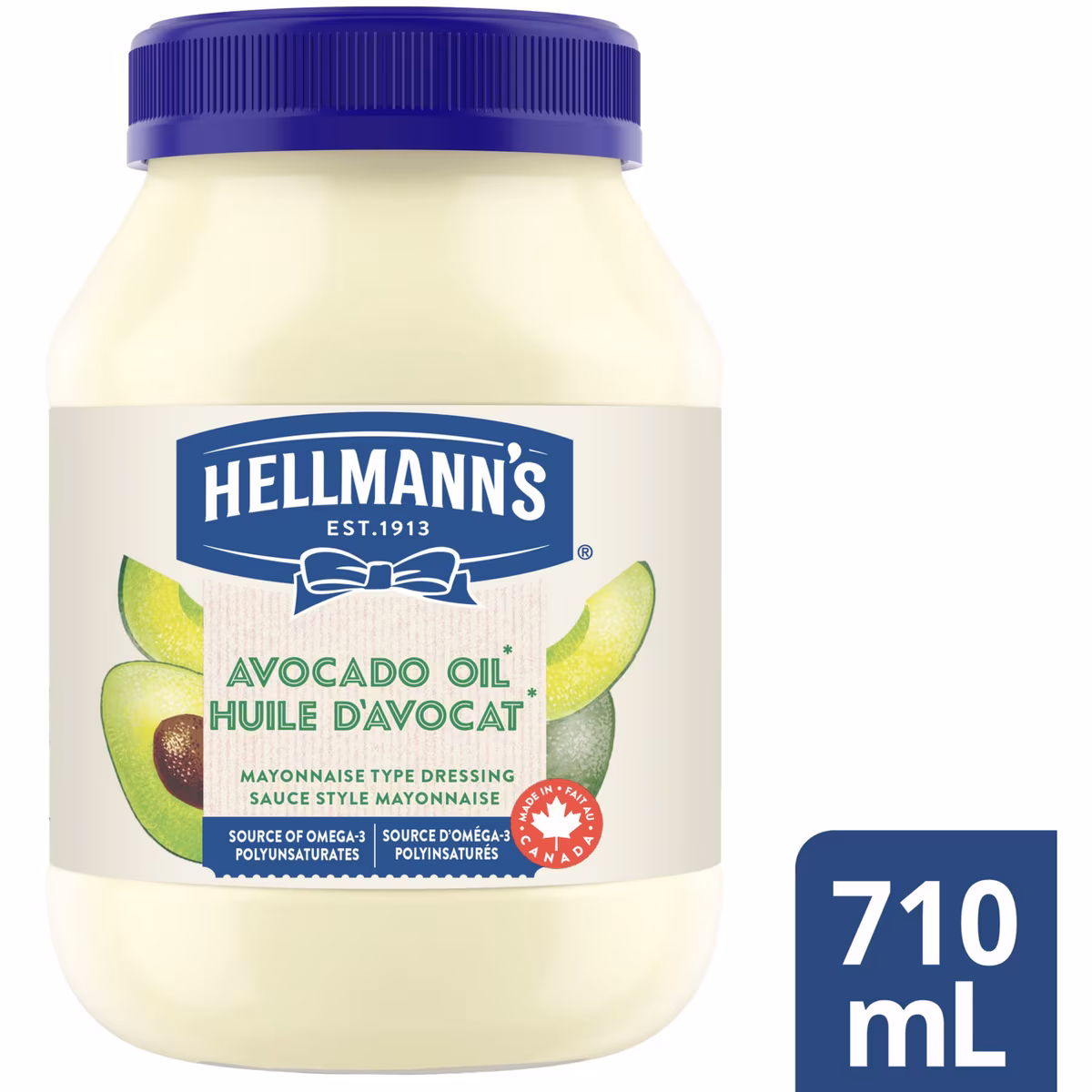 Sauce Style Mayonnaise avec Huile d'Avocat et un Soupçon de Lime pour sandwichs, salades et burgers