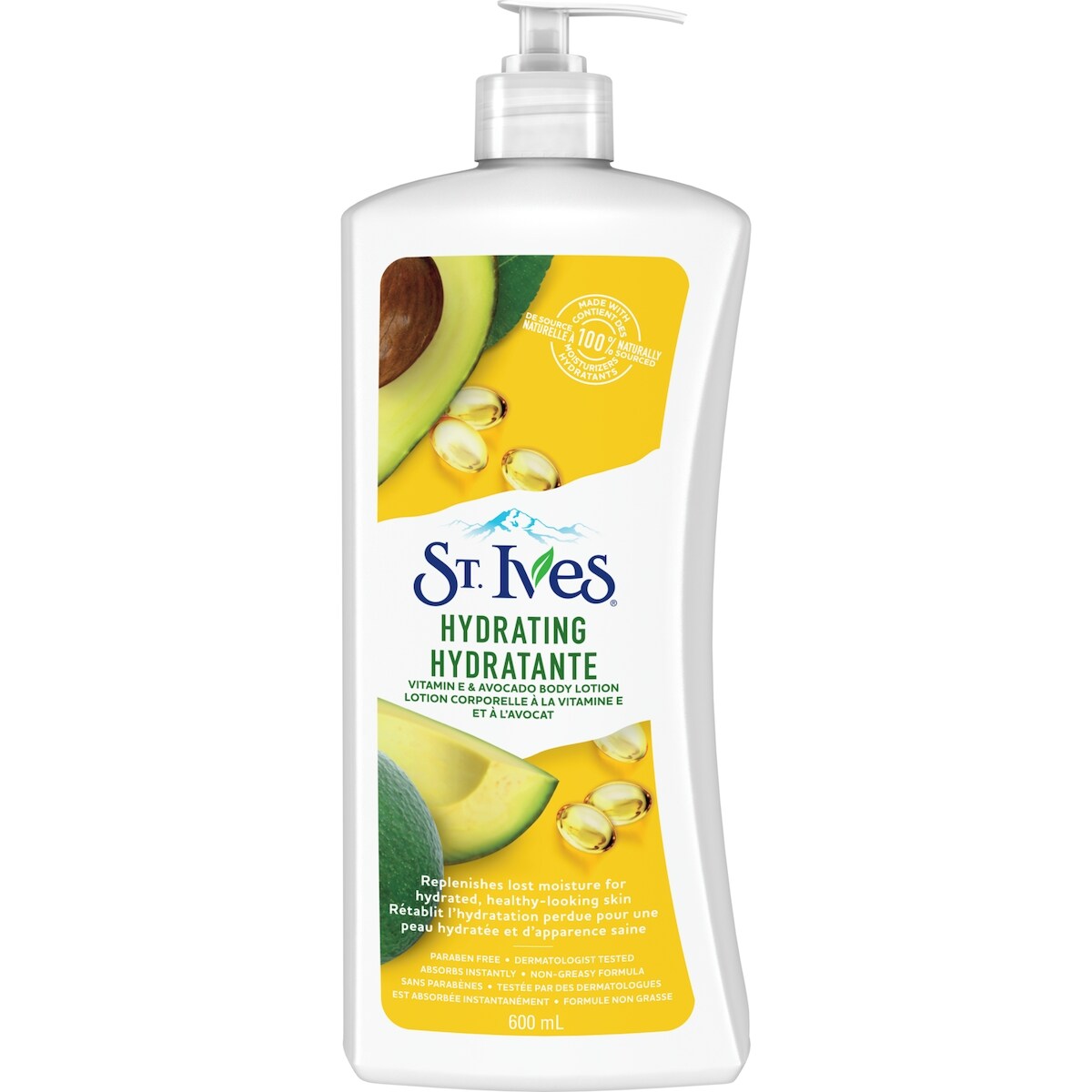 Lotion à la vitamine E et A de thérapie avancée pour le corps