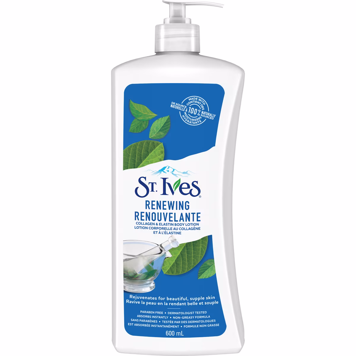 Lotion Corporelle Renouvelante Collagène et Élastine hydratants de source naturelle