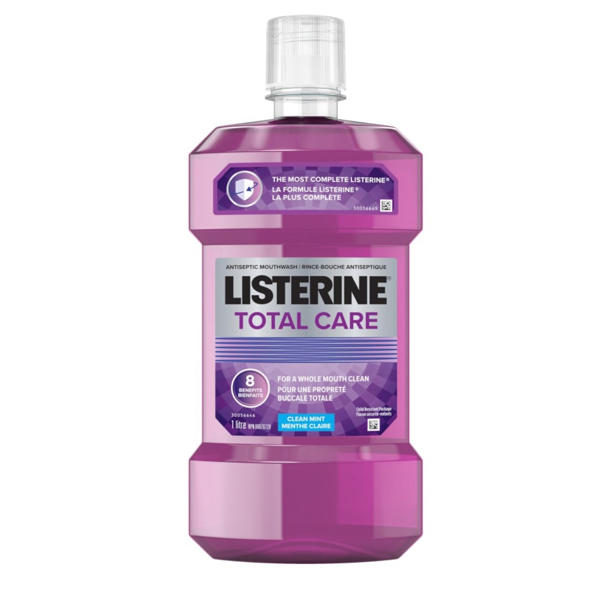 Rince-bouche antiseptique Total Care, Menthe claire