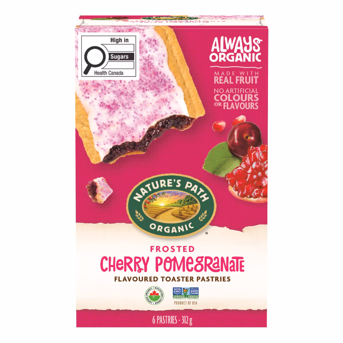 Tartelettes glacées biologiques Cerise grenade
