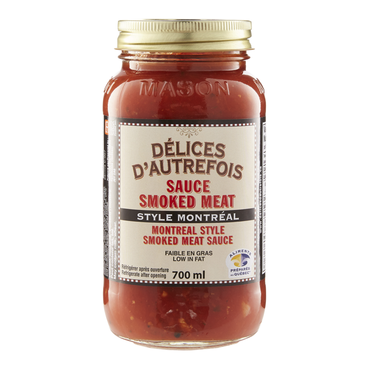 Sauce Smoked Meat Style Maison