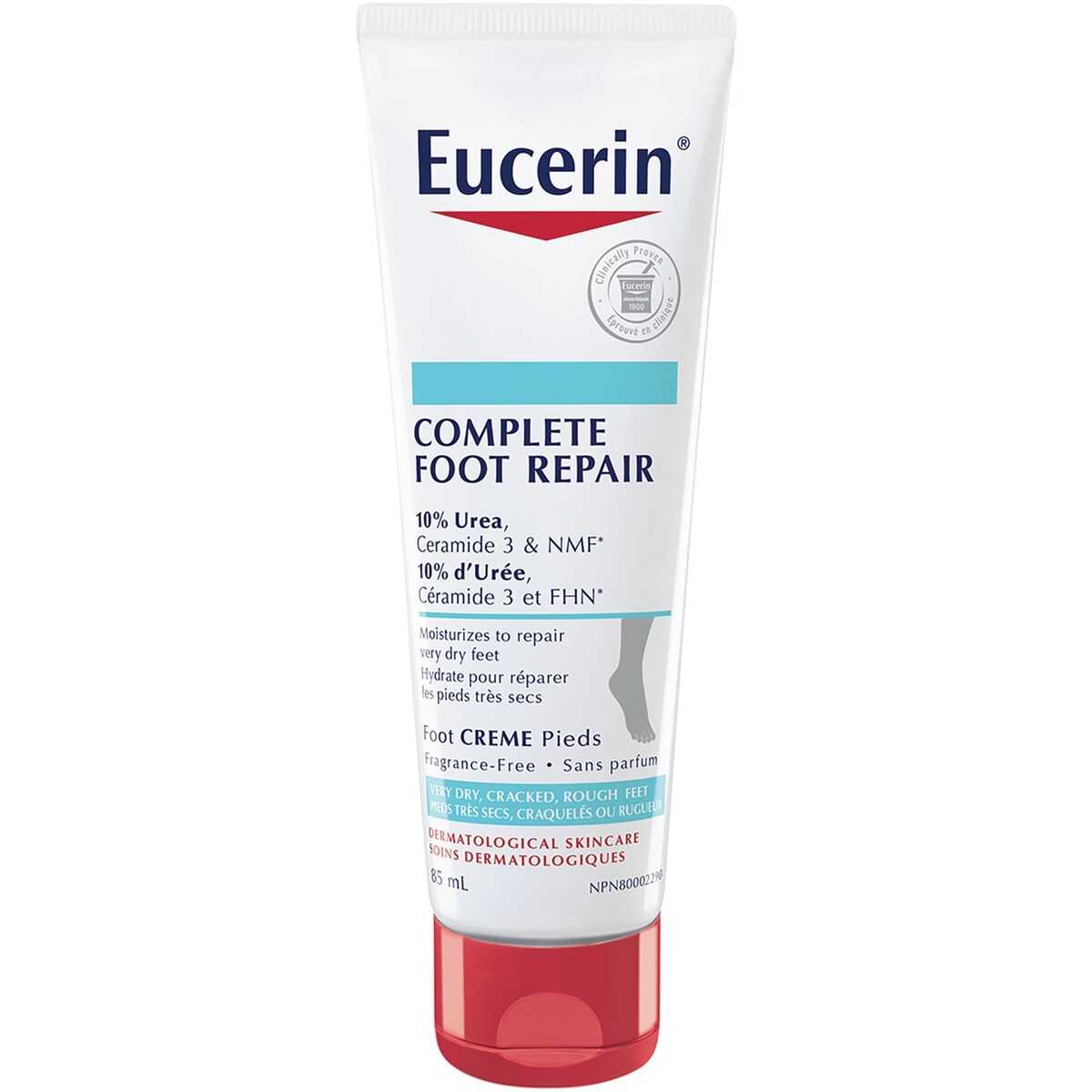 Crème réparatrice pour les pieds très secs