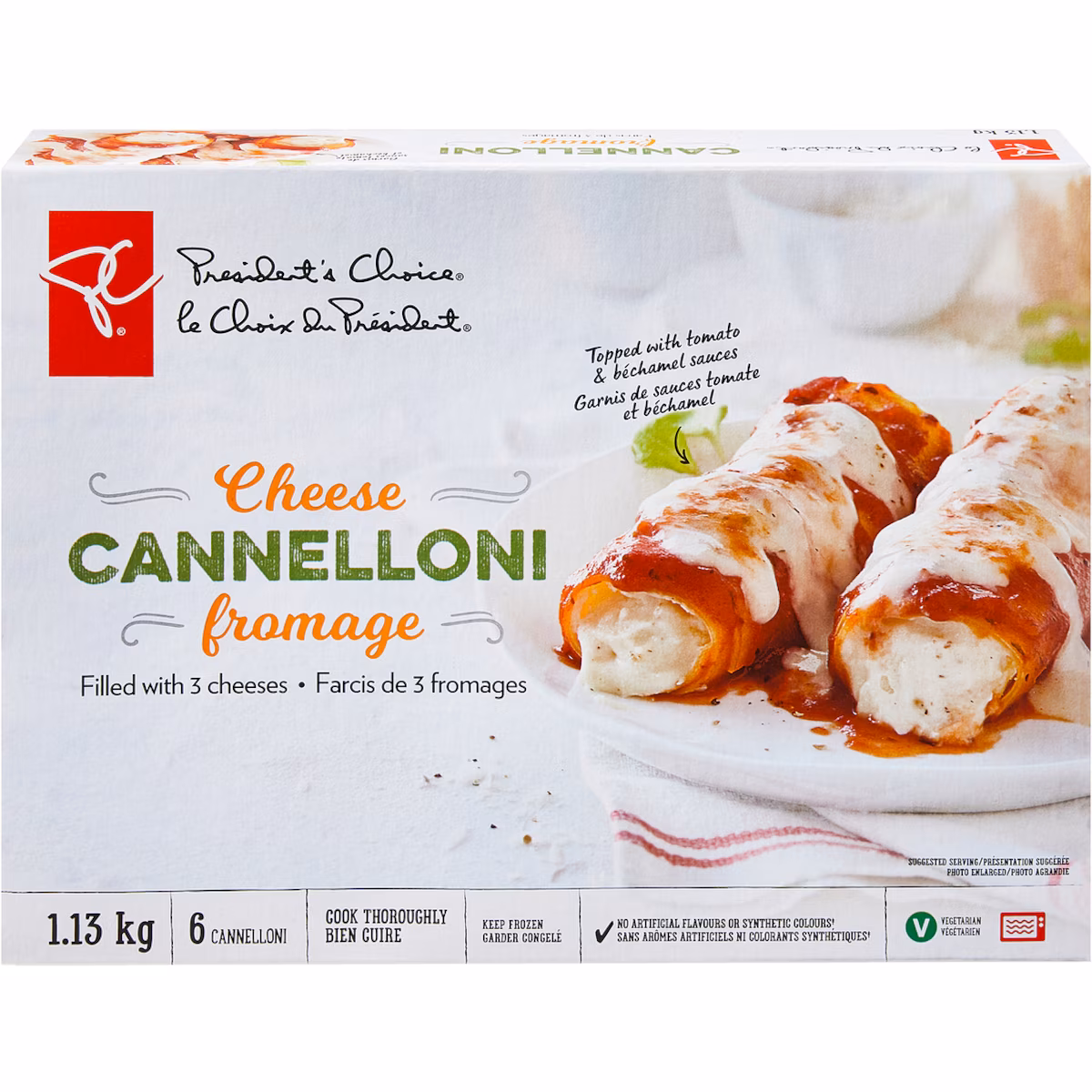 Cannelloni au fromage