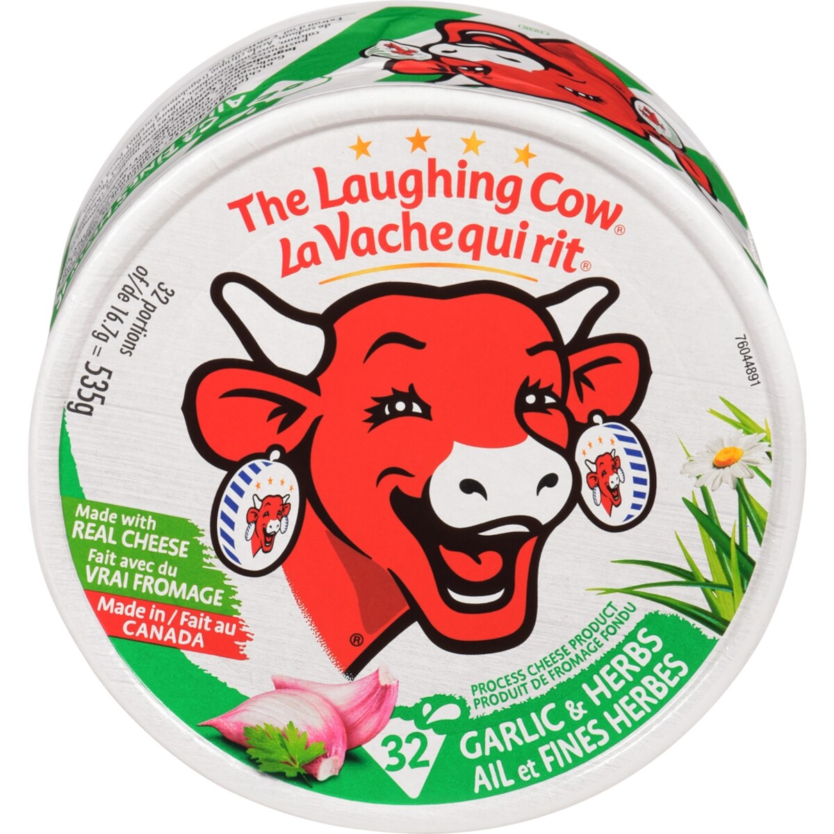 Le Vache qui Rit Produit de Fromage Fondu Ail & Fines Herbes