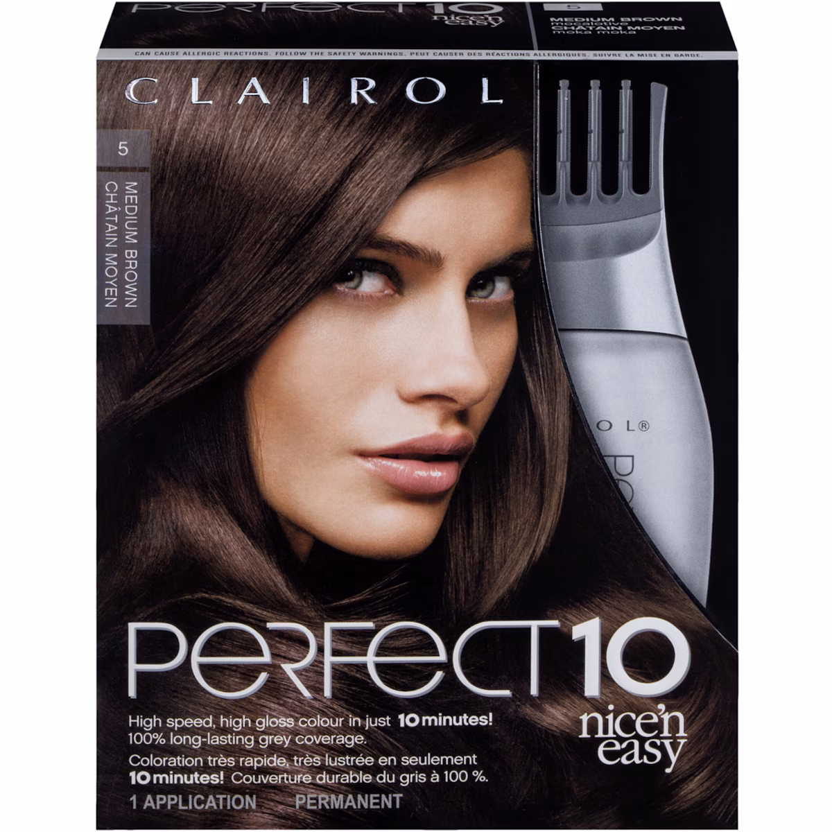 Perfect 10, 5 Châtain Moyen, Coloration permanente