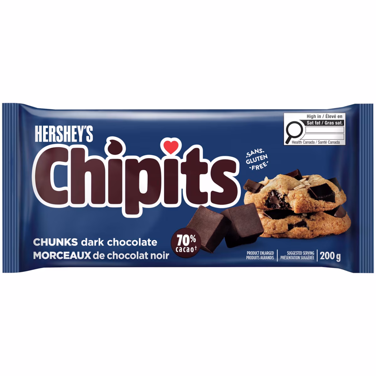 Morceaux De Chocolat Noir À 70 % Hershey'S Chipits, 200 G
