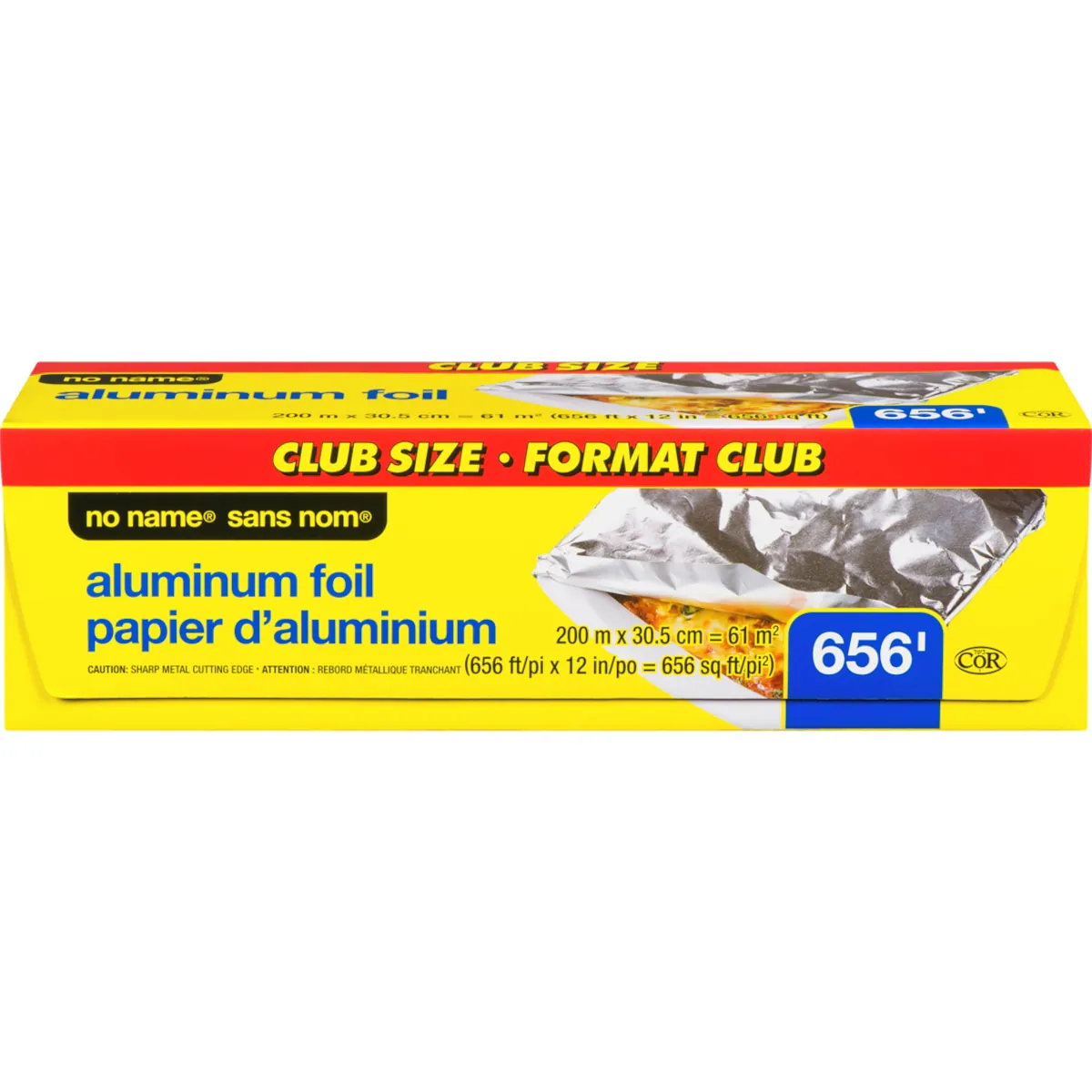 Papier d'aluminium, format club