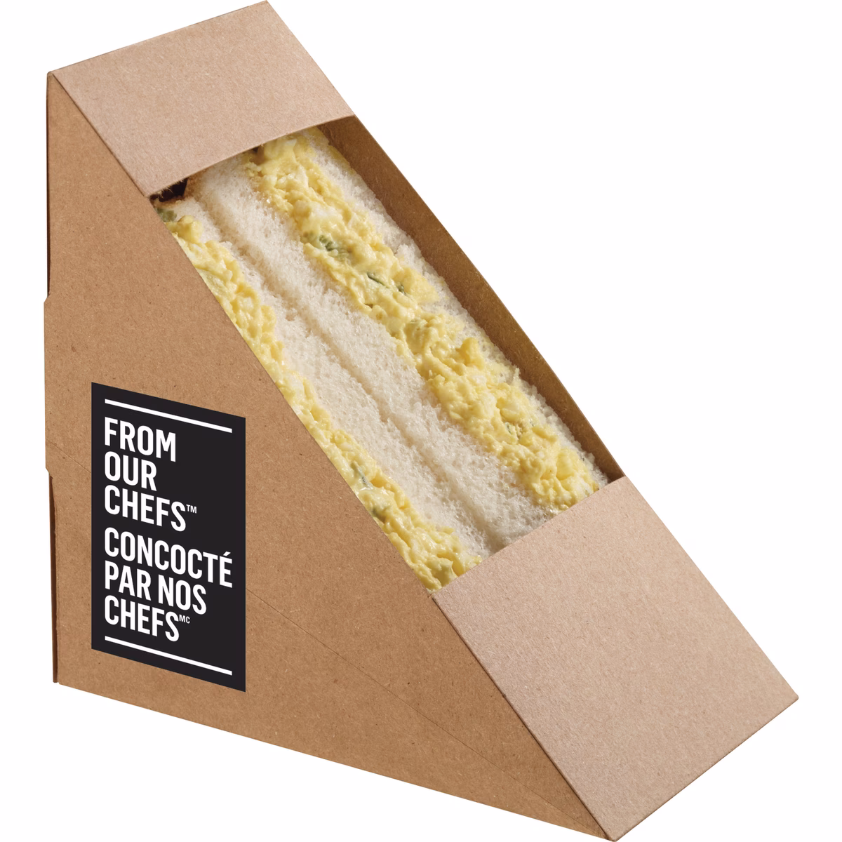 Sandwich à la Salade aux œufs sur Blanc (Après 11h)