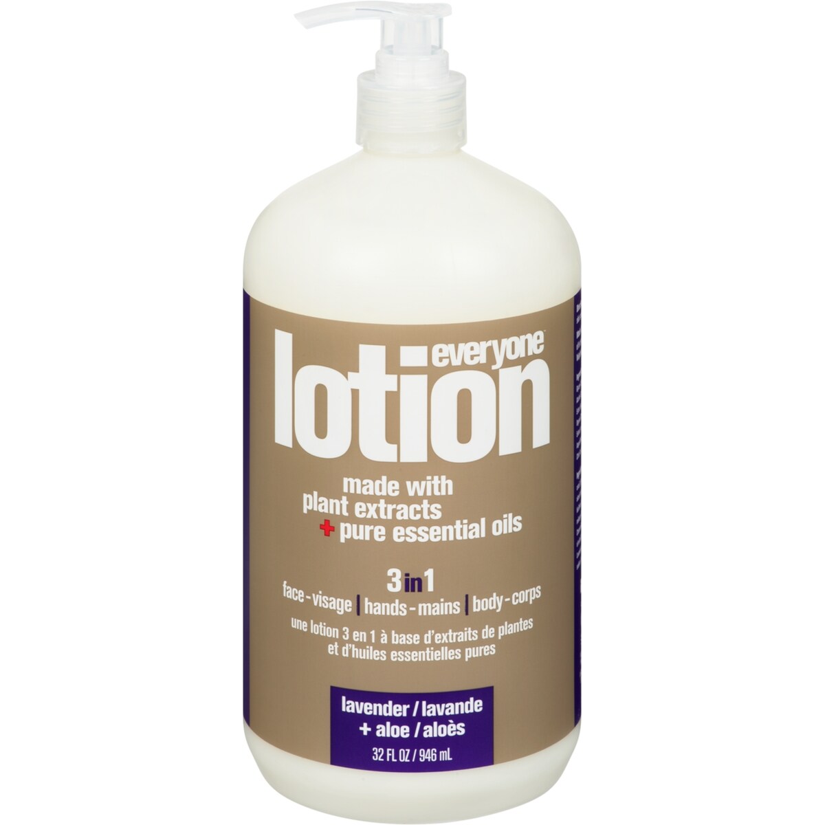 Lotion pour le corps, lavande et aloès