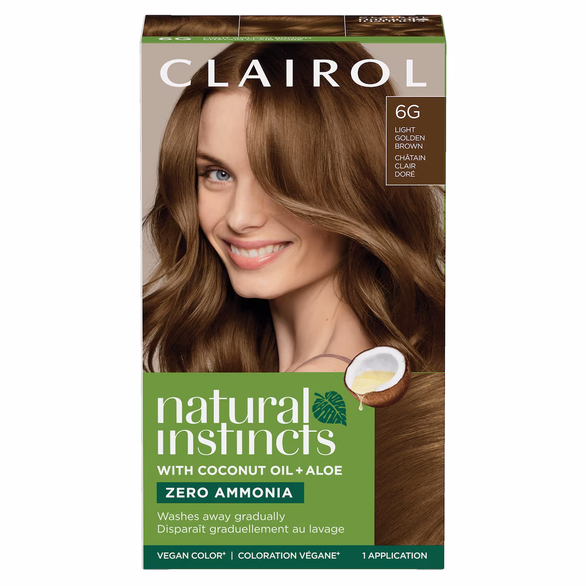 Natural Instincts 6G Châtain Clair Doré, Coloration demi-permanente sans ammoniaque