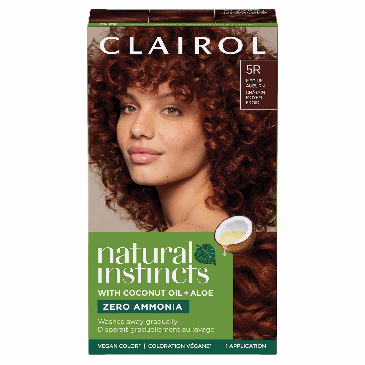 Natural Instincts 5R Acajou Moyen, Coloration demi-permanente sans ammoniaque