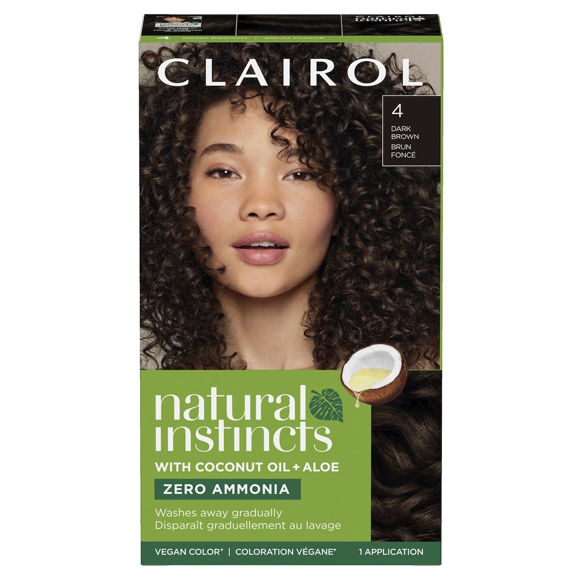 Natural Instincts 4 Brun Foncé, Coloration demi-permanente sans ammoniaque