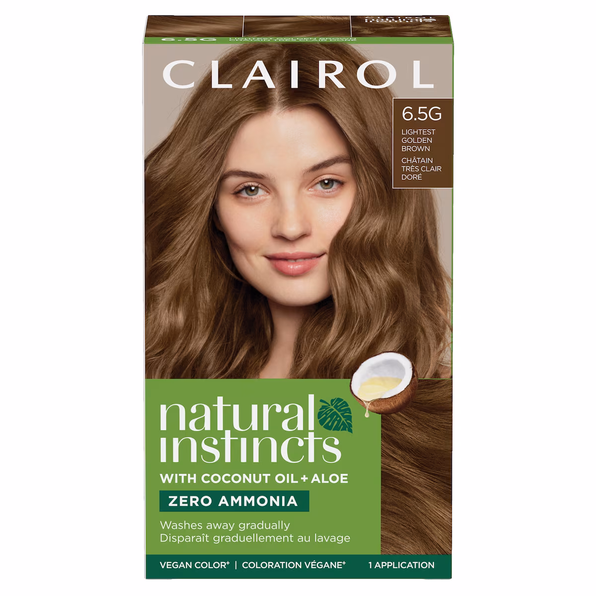 Natural Instincts 6.5G Châtain Très Clair Doré, Coloration demi-permanente sans ammoniaque