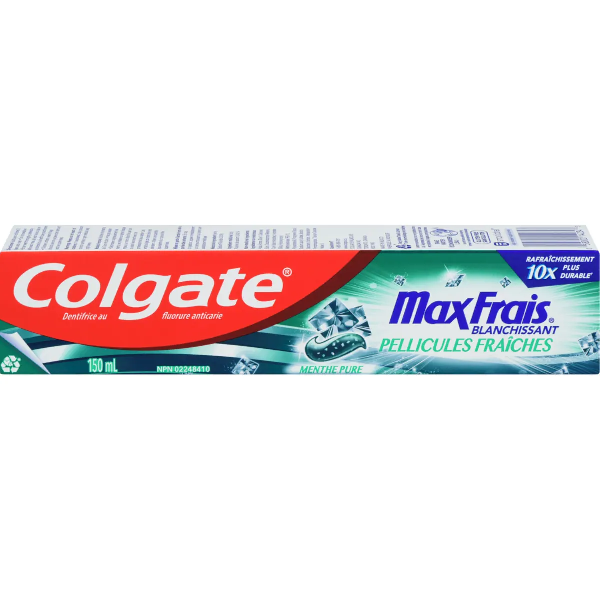 Dentifrice à la menthe pure