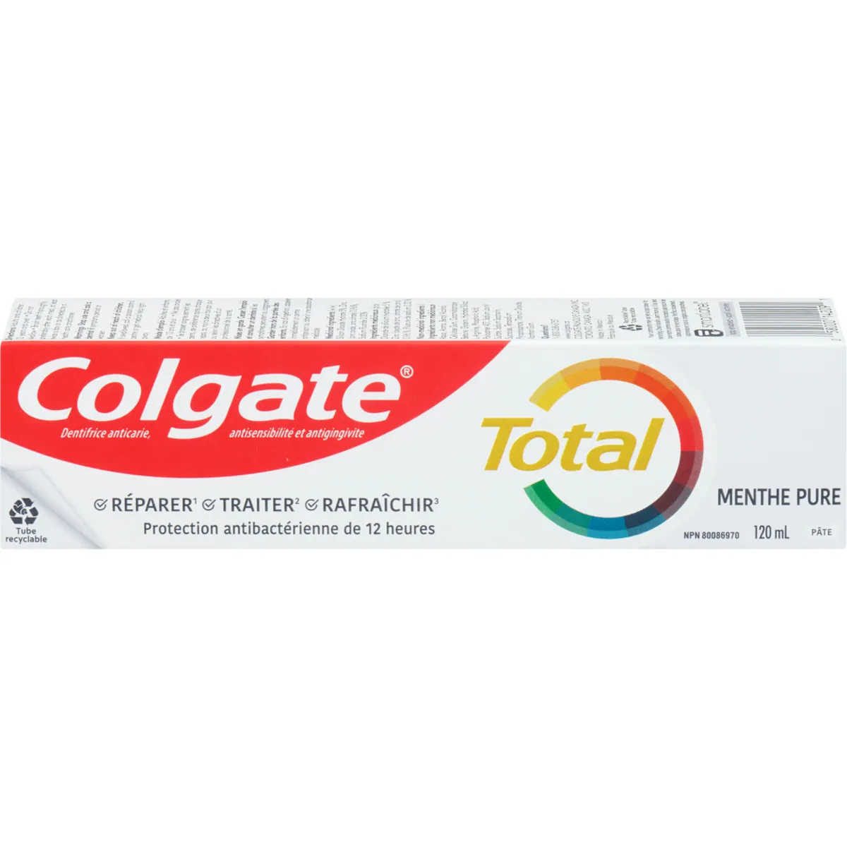 Dentifrice à la menthe pure en pâte