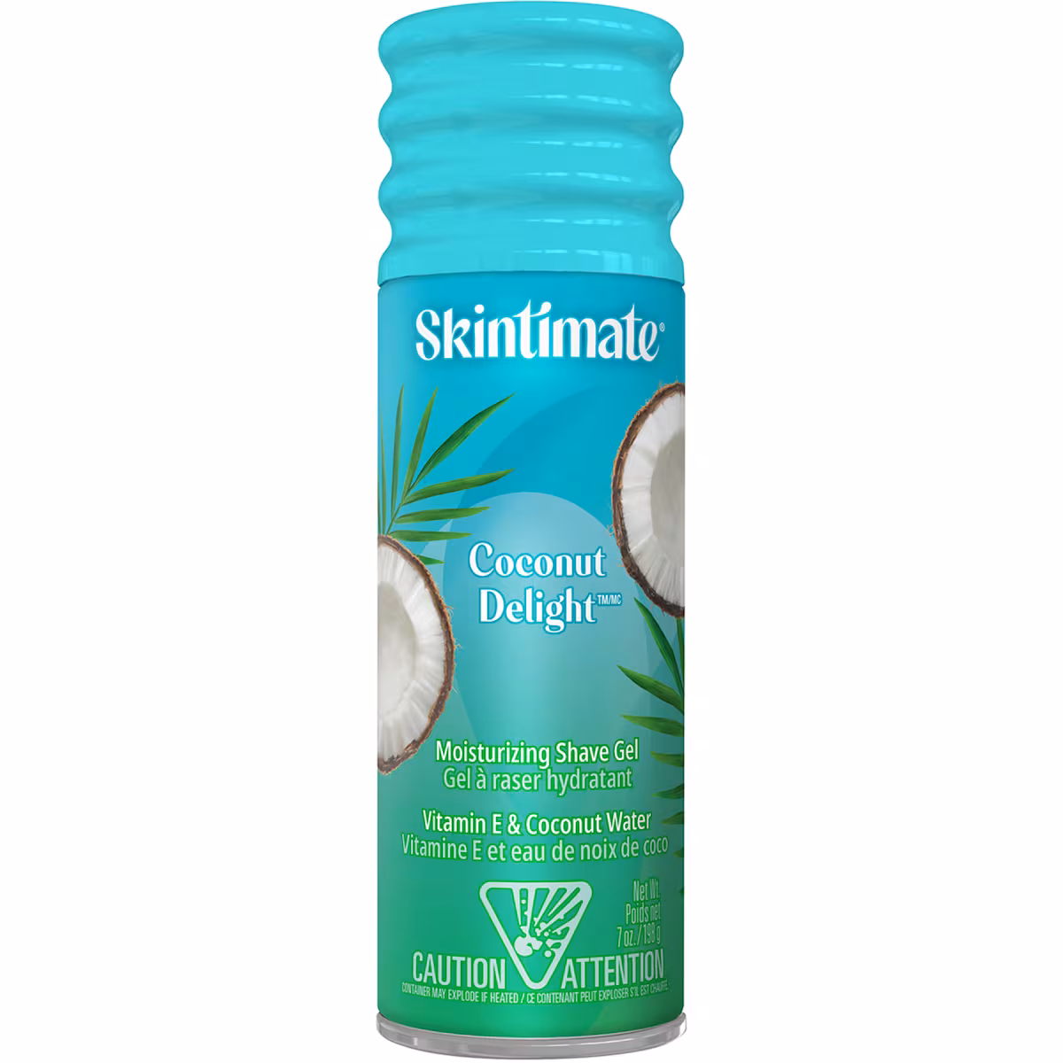 Gel à raser au parfum Coconut Delight de marque Skintimate