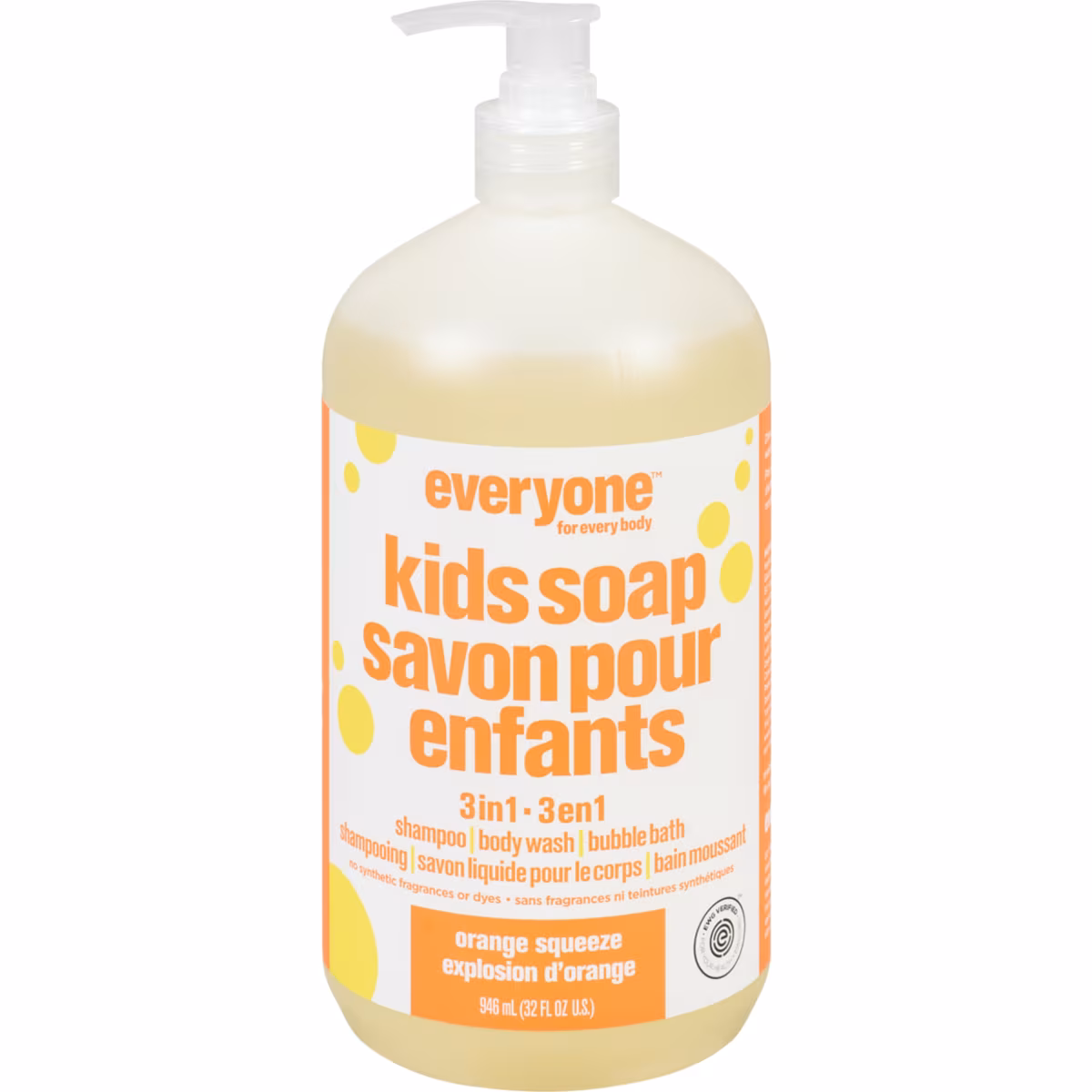 Savon pour enfants3-en-1 Everyone, OrangeSqueeze