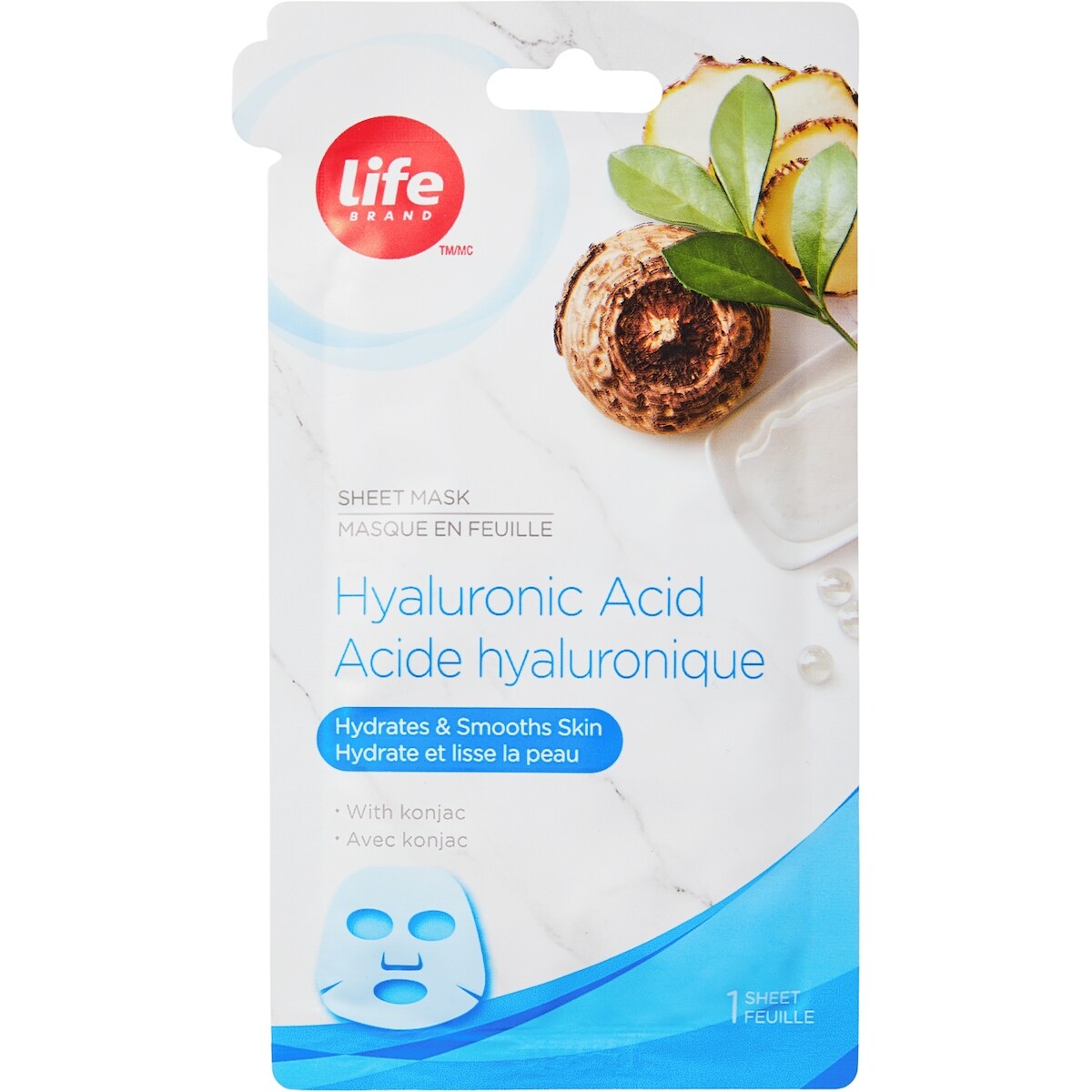 Masque en feuille à lacide hyaluronique