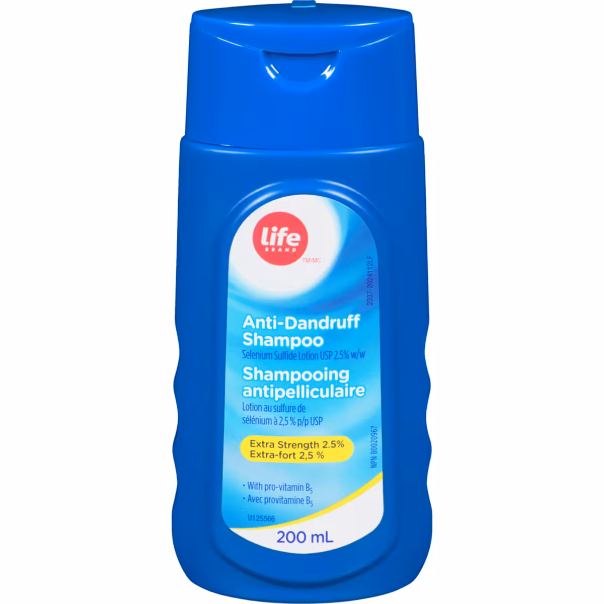 Shampoing antipelliculaire extra fort à 2,5%