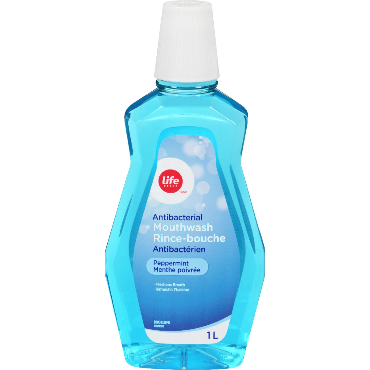 Rince-bouche antibactérien menthe poivrée