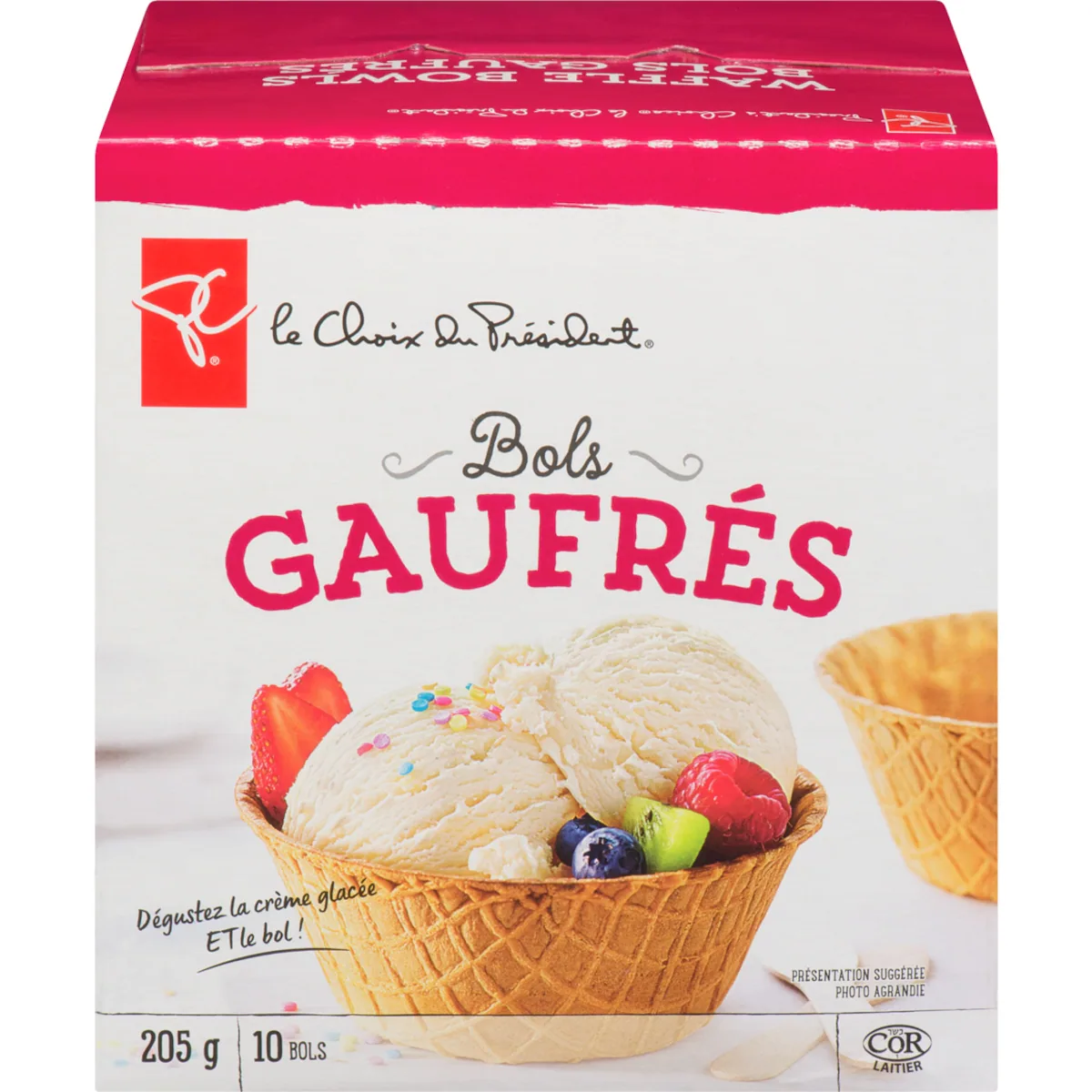 Bols gaufrés
