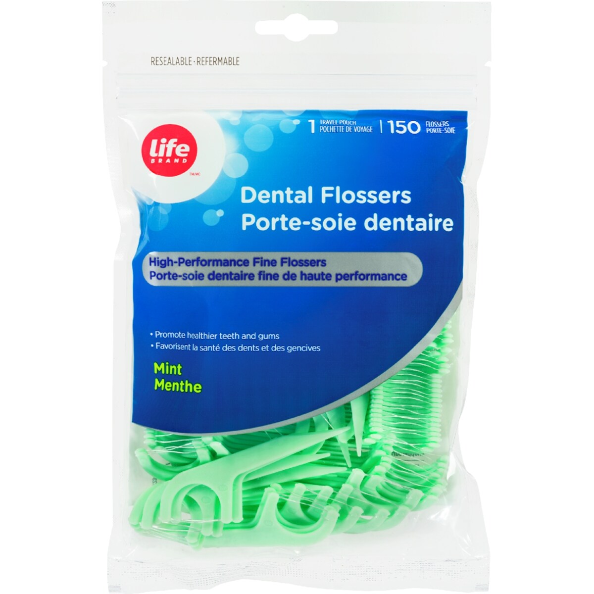 Porte-fils dentaires, menthe