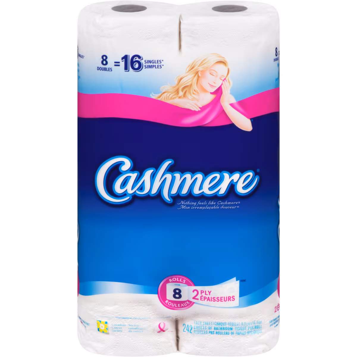 Papier hygiénique, 8rouleaux, deux épaisseurs