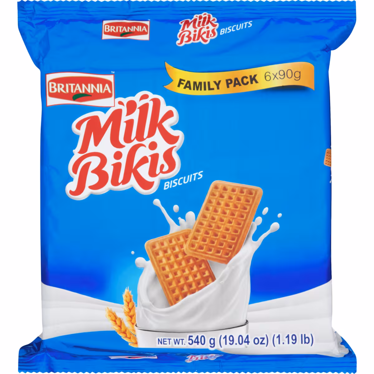 Milk Bikis, biscuits