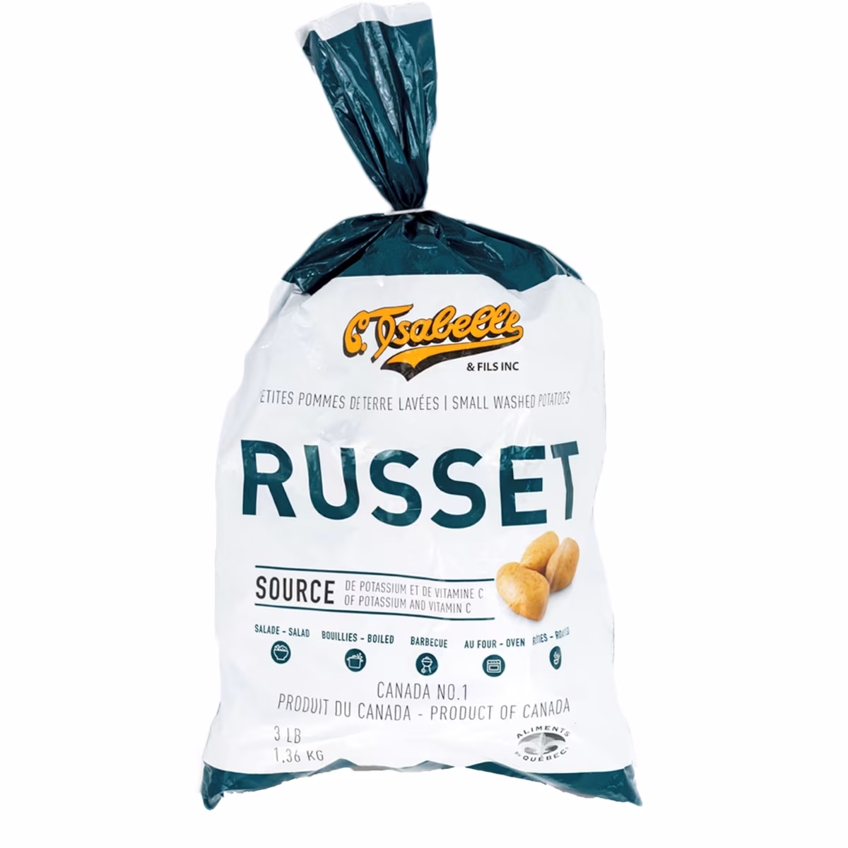 Pommes de terre blanchesRusset petites, 3lb