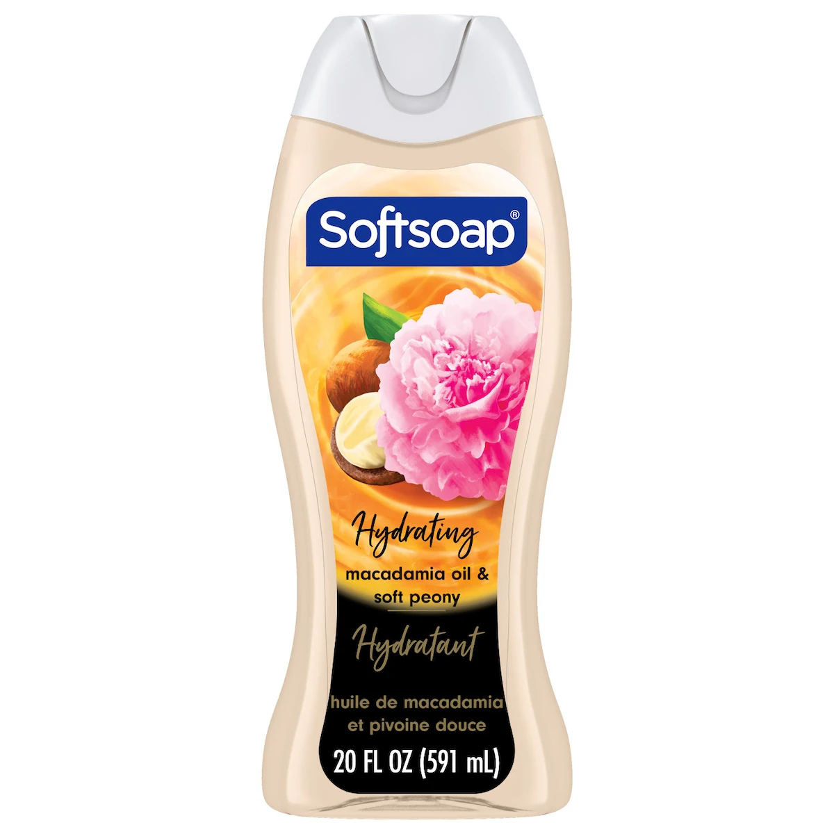 Gel douche Huiles lumineuses Huile de Macadamia - Pivoine