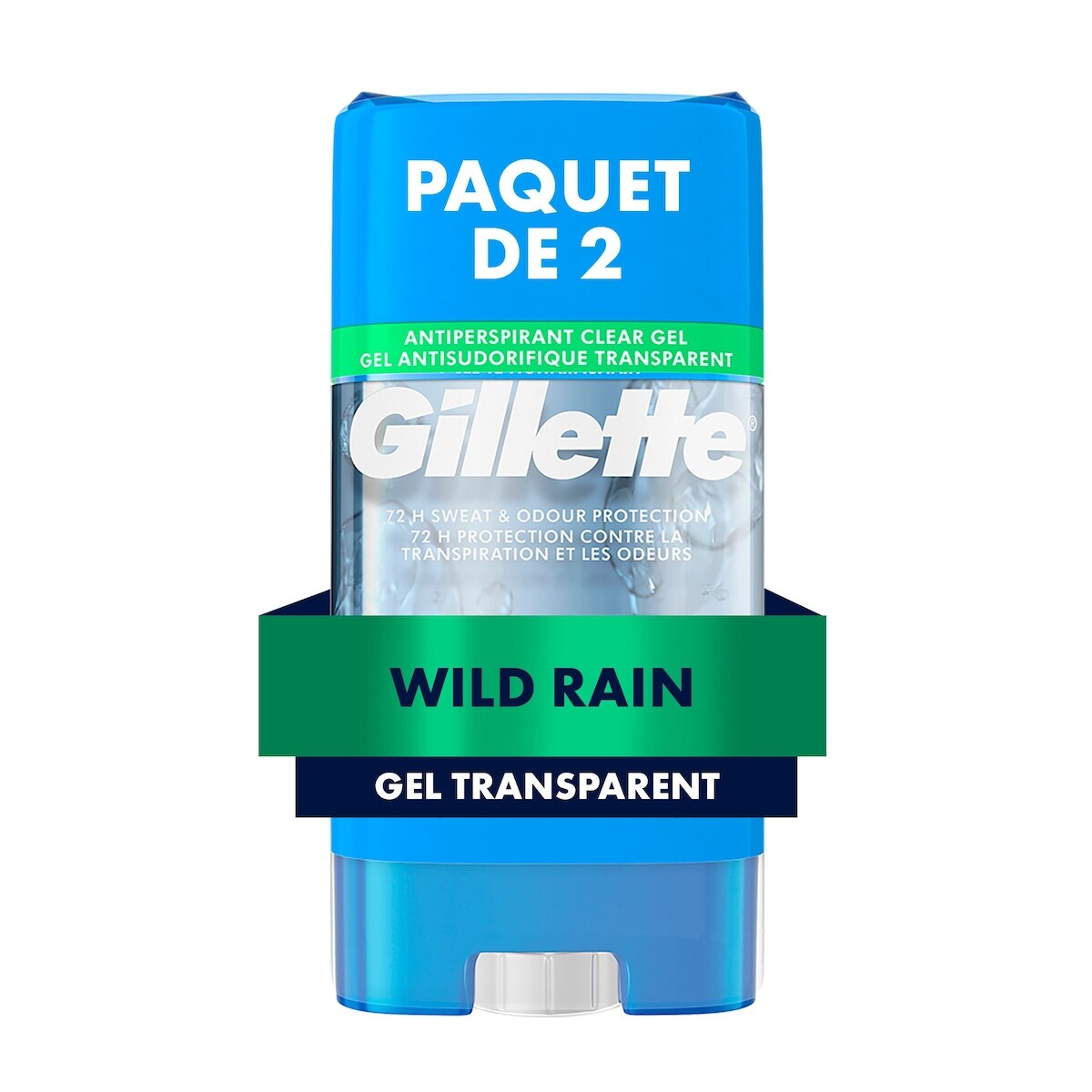 Déodorant Wild Rain, paquet de 2