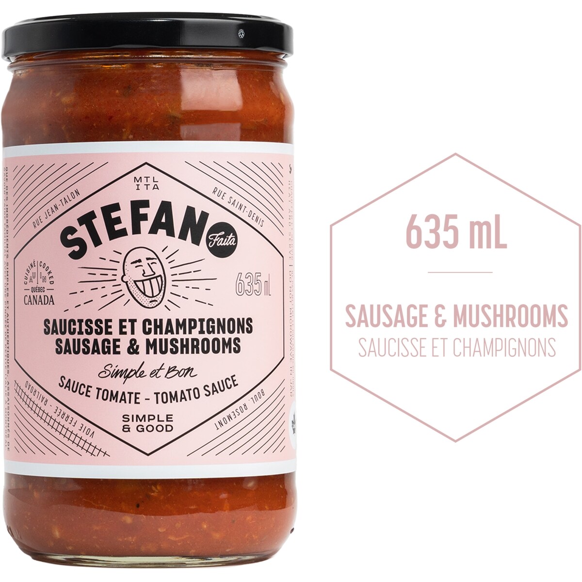 Sauce tomate pour pâtes saucisse et champignons