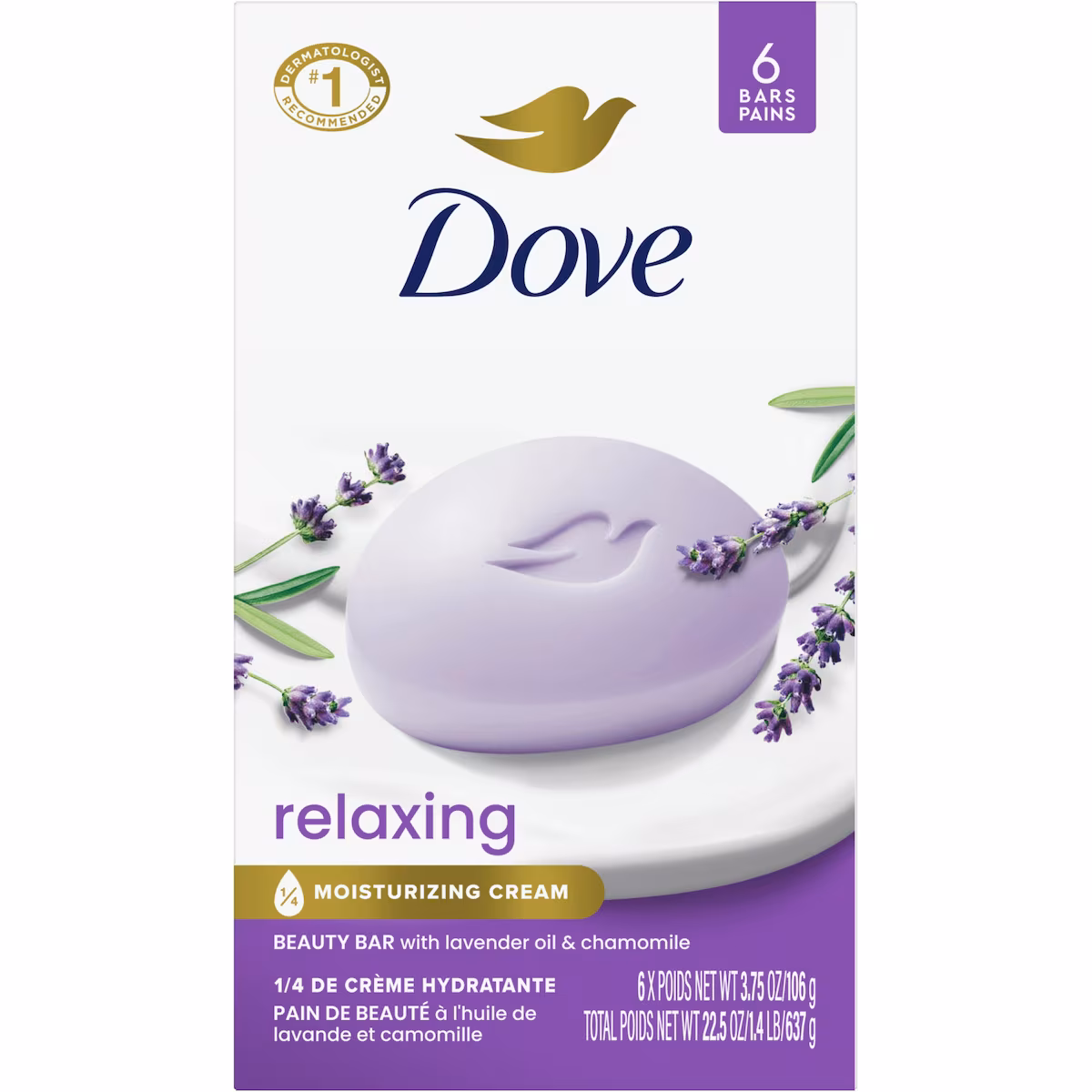 Pain de Beauté Savon Huile de Lavande relaxante & Camomille