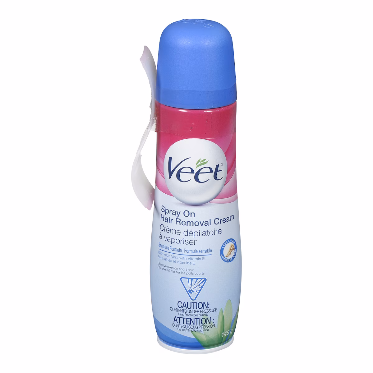 Crème Dépilatoire à Vaporiser Peau Sensible Jambes et Corps