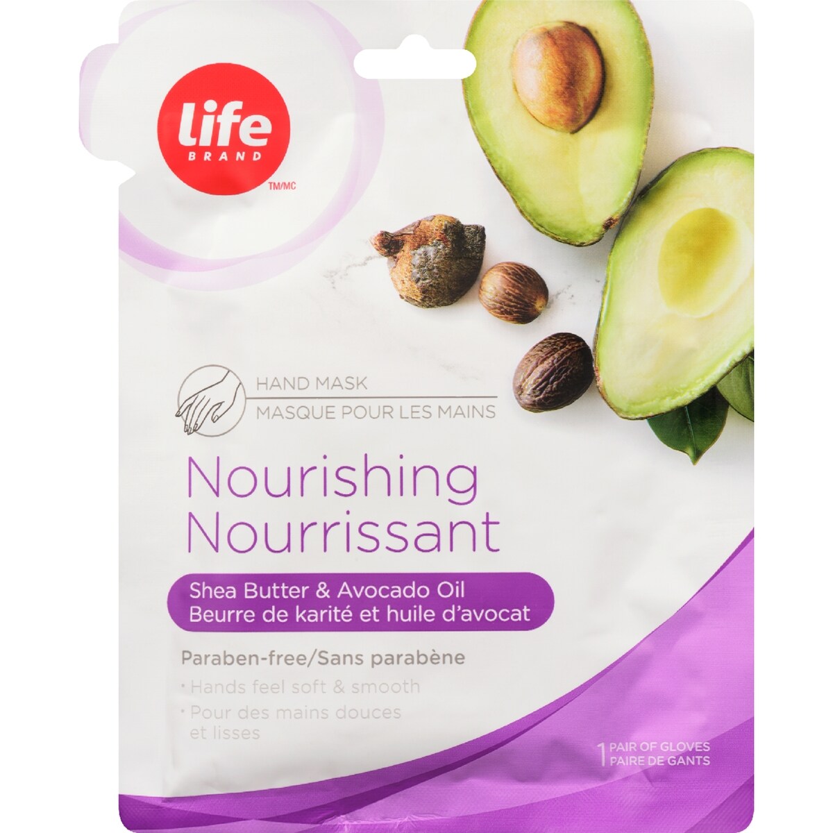 Masque nourrissant pour les mains
