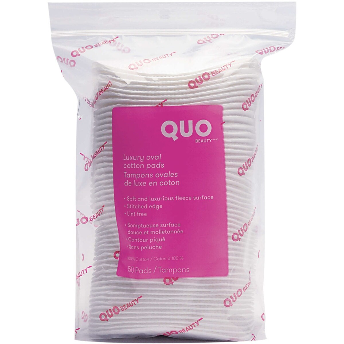 QB TAMPON DE COTON OVAL