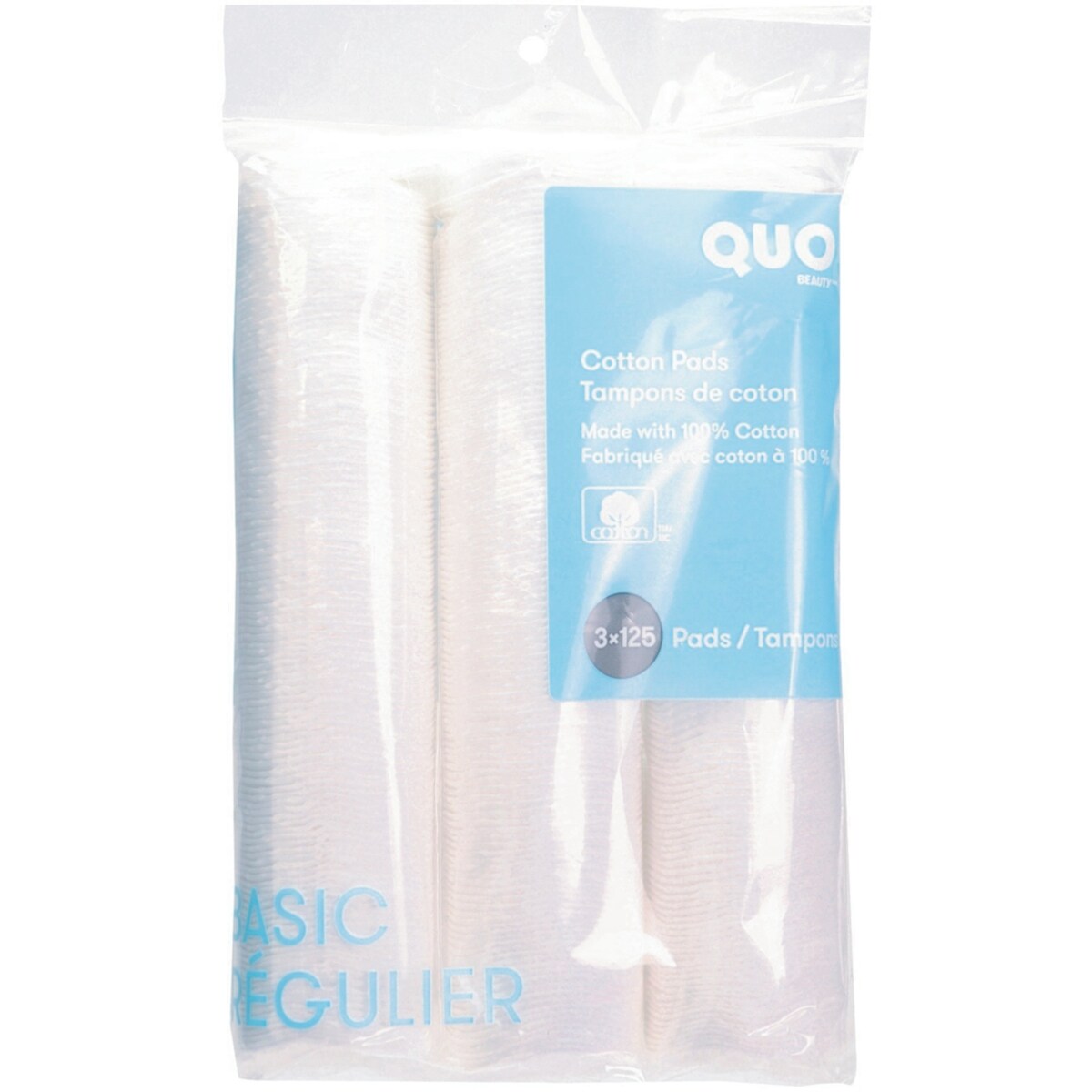 Tampons de coton 3 x 125 pièces