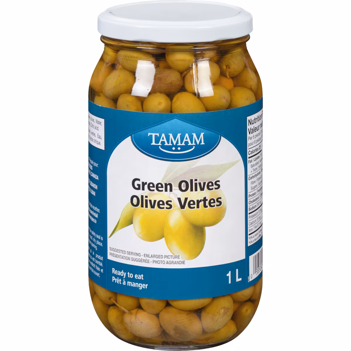 Olives vertes, petites