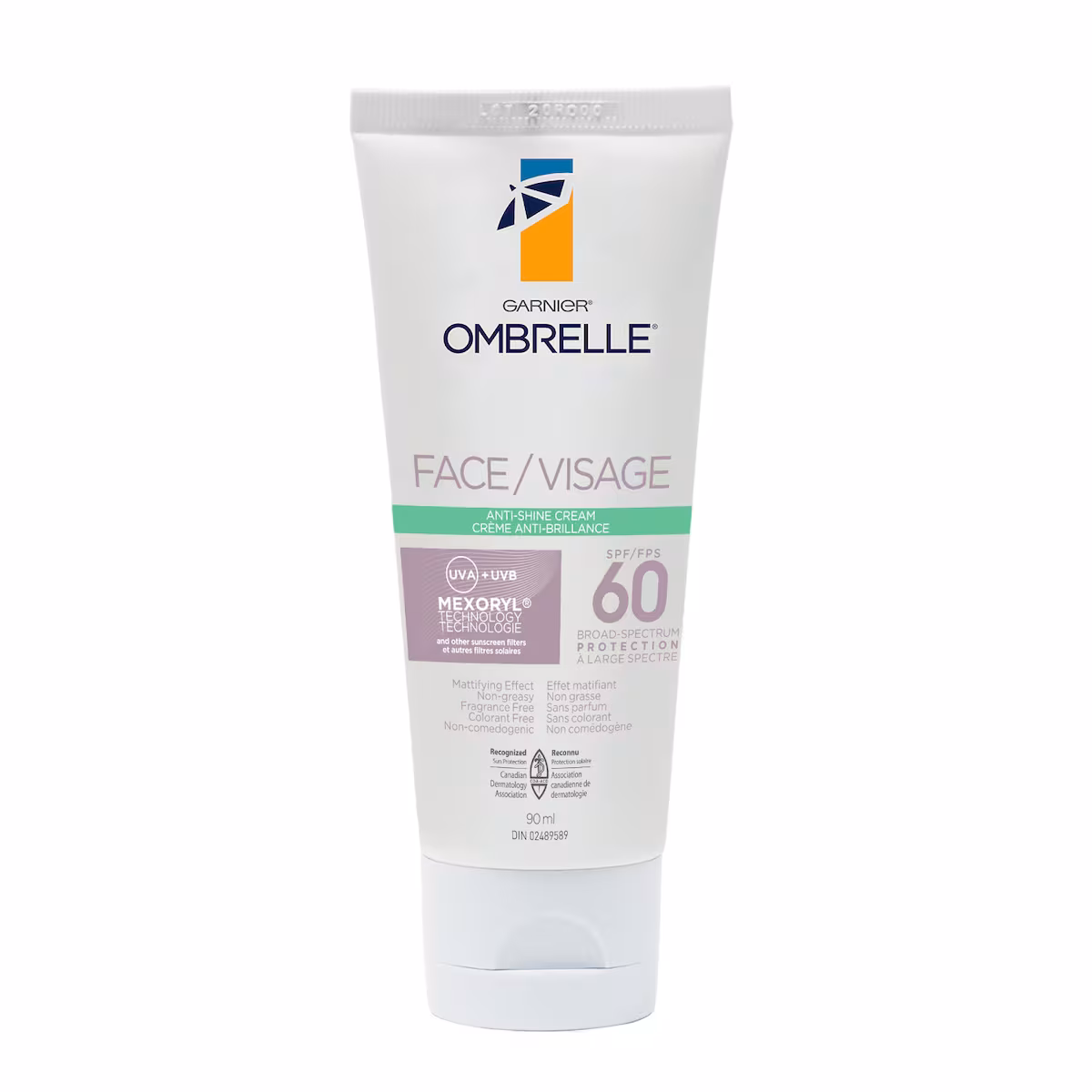 Crème anti-brillance visage fps 60