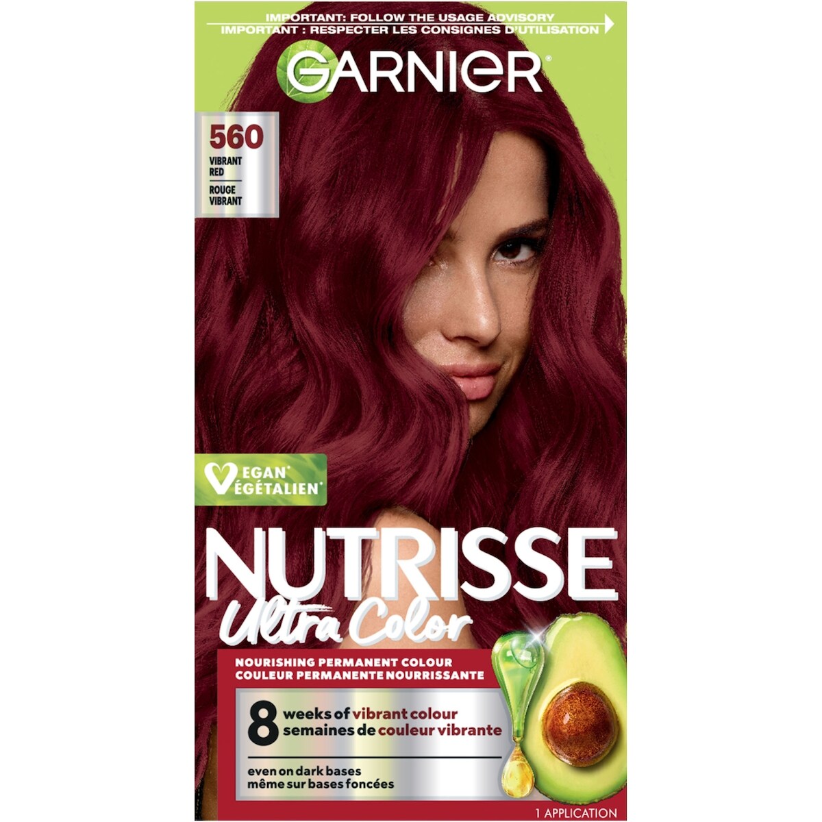 Nutrisse Ultra Color Coloration Permanente, Rouge Vibrant